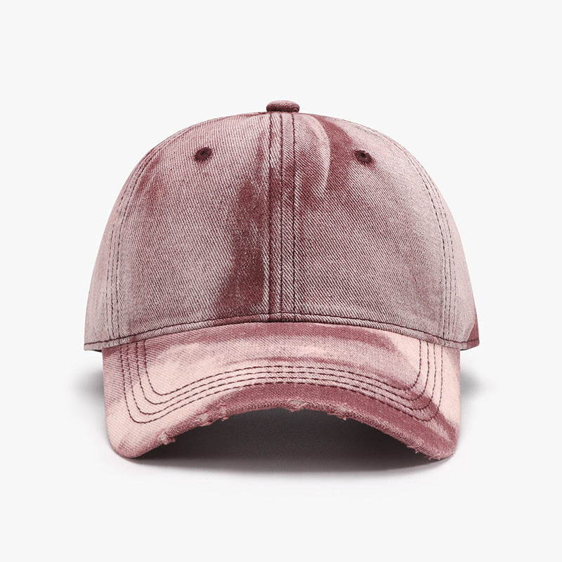 Adjustable cotton baseball cap - dusty pink / one size - adjustable cotton baseball cap