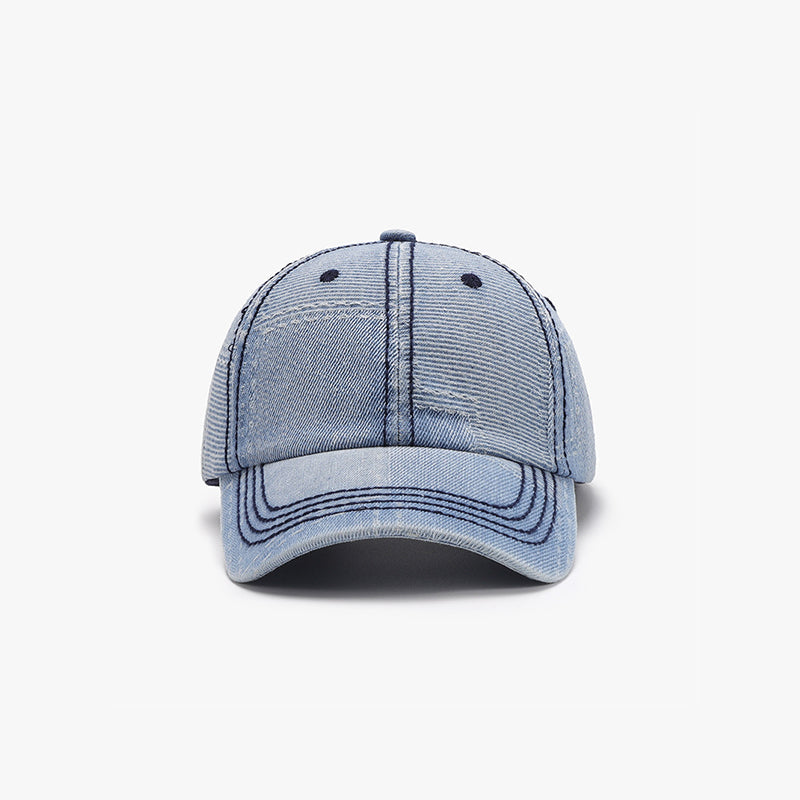 Adjustable cotton baseball cap - light / one size - adjustable cotton baseball cap