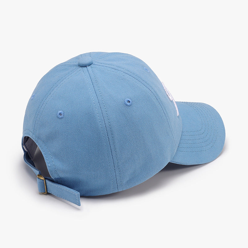 Bow embroidered cotton baseball cap - bow embroidered cotton baseball cap
