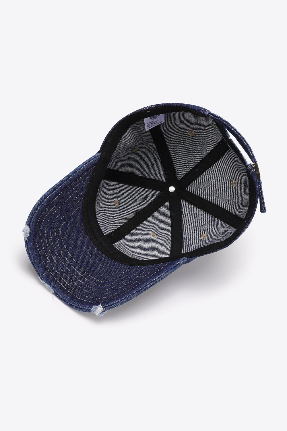 Distressed adjustable baseball cap - distressed adjustable baseball cap