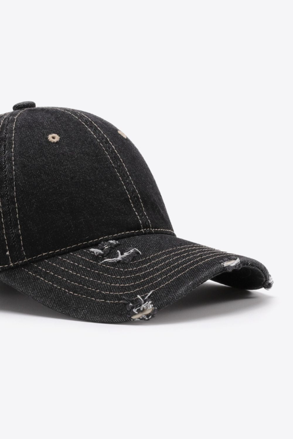 Distressed adjustable baseball cap - distressed adjustable baseball cap