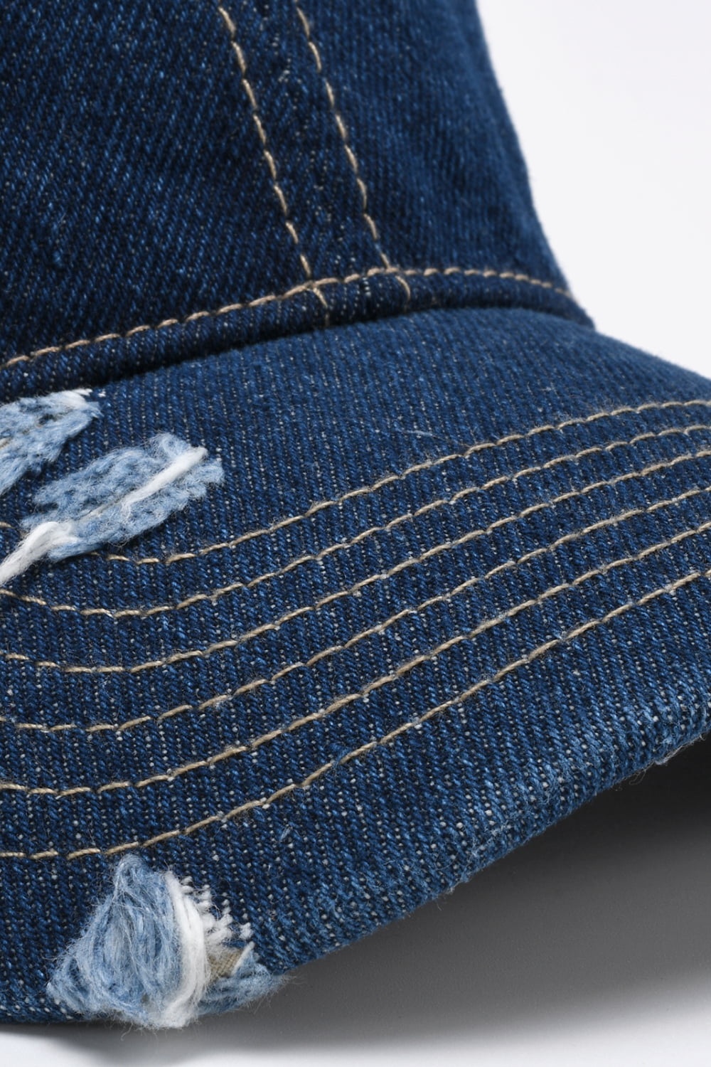 Distressed adjustable baseball cap - distressed adjustable baseball cap