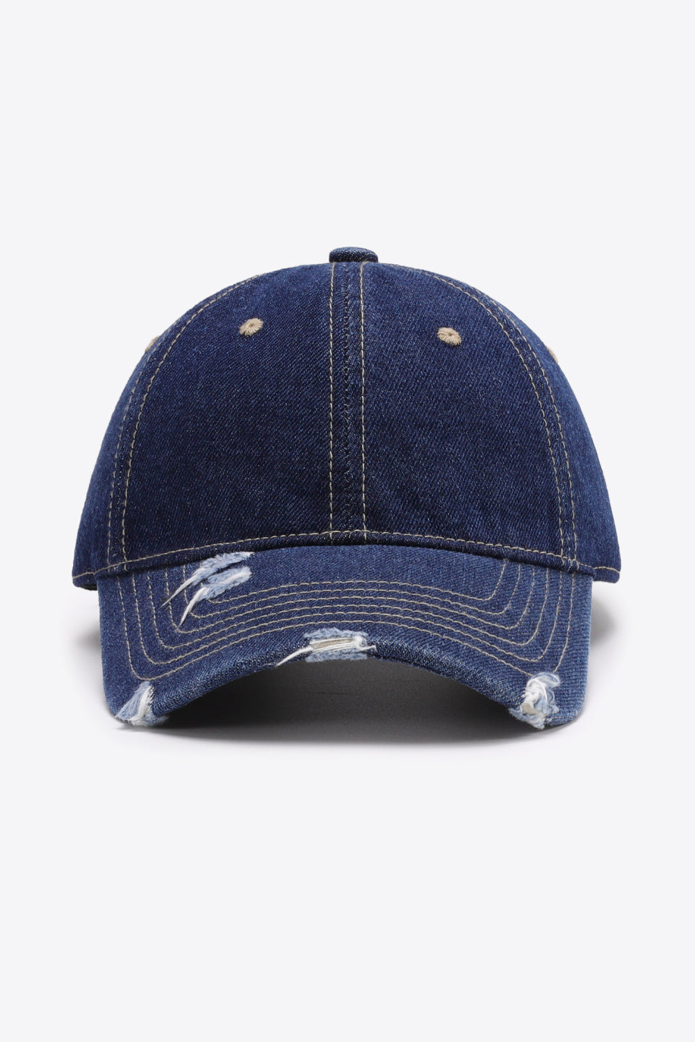 Distressed adjustable baseball cap - distressed adjustable baseball cap