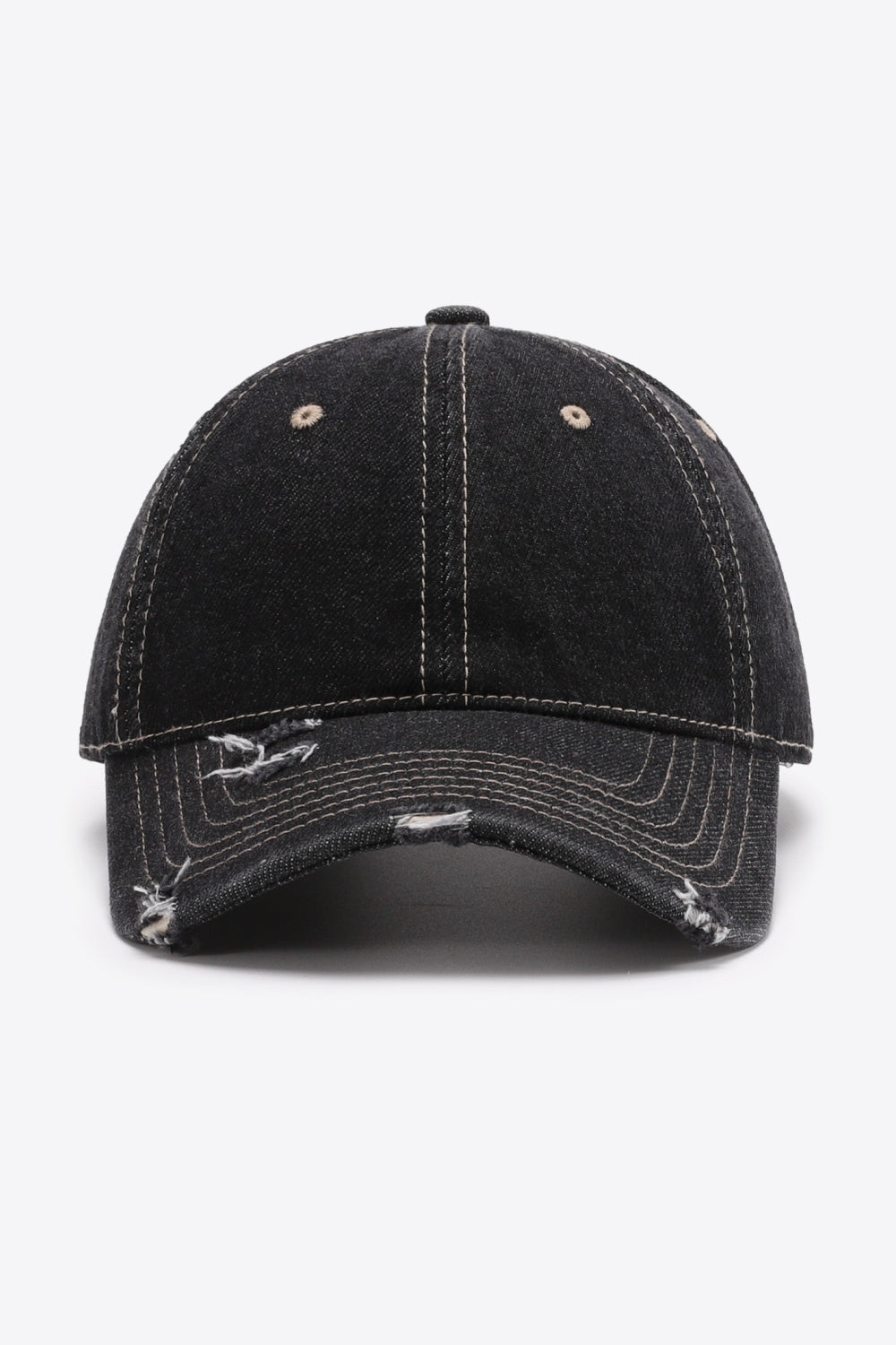 Distressed adjustable baseball cap - distressed adjustable baseball cap