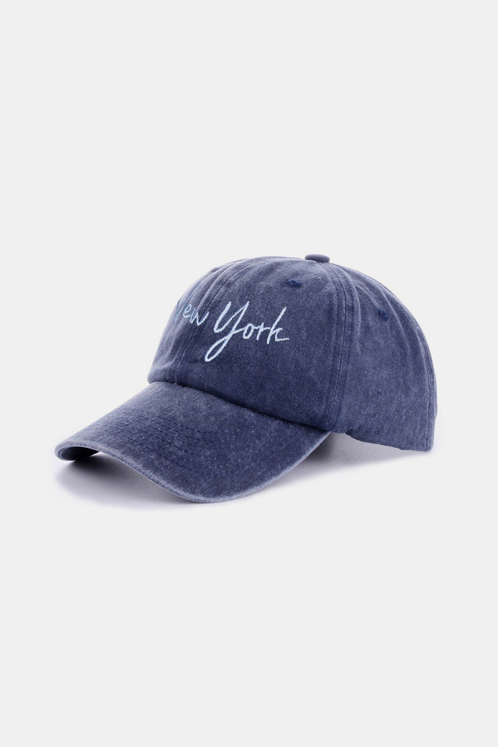 Zenana washed embroidered city baseball cap - zenana washed embroidered city baseball cap