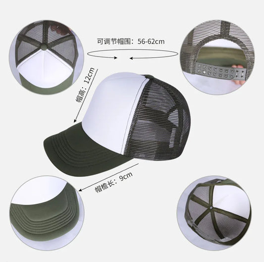 5 Panel Trucker Hat Wholesale (10 Qty)