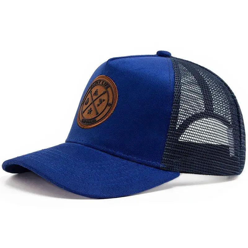 Vier Jahreszeiten Mesh Baseballkappe Damen Herren Mode lässig atmungsaktiv Buchstabensymbol Unisex Hiphop Trucker Caps Outdoor