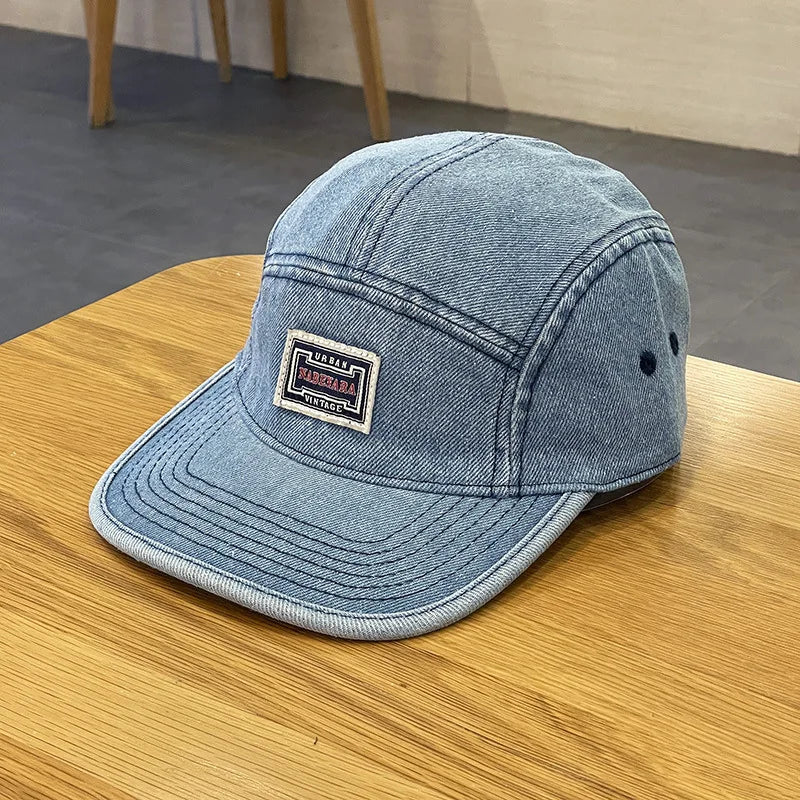 Denim 5 Panel Hat Wholesale (10 Qty)