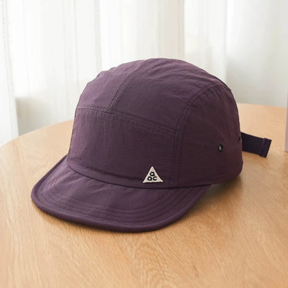 Short Brim 5-Panel Hat