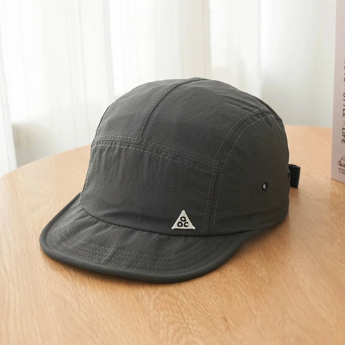 Short Brim 5-Panel Hat