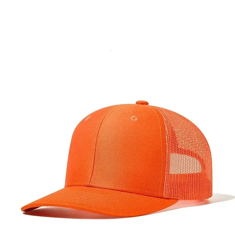 Hochwertige Mesh-Baseballkappe Sommer Outdoor Einfache Klassische Atmungsaktive Sonnenschutznetzmütze Sport Angeln Klettern Fahrer