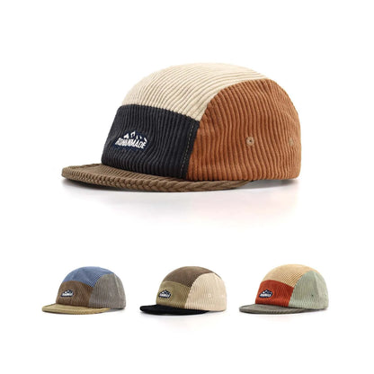 Corduroy 5 Panel Baseball Cap