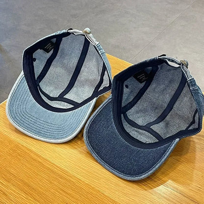 Denim 5 Panel Hat Wholesale (10 Qty)