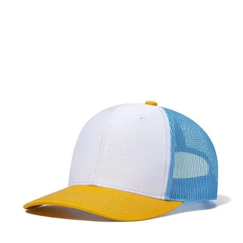 Hochwertige Mesh-Baseballkappe Sommer Outdoor Einfache Klassische Atmungsaktive Sonnenschutznetzmütze Sport Angeln Klettern Fahrer