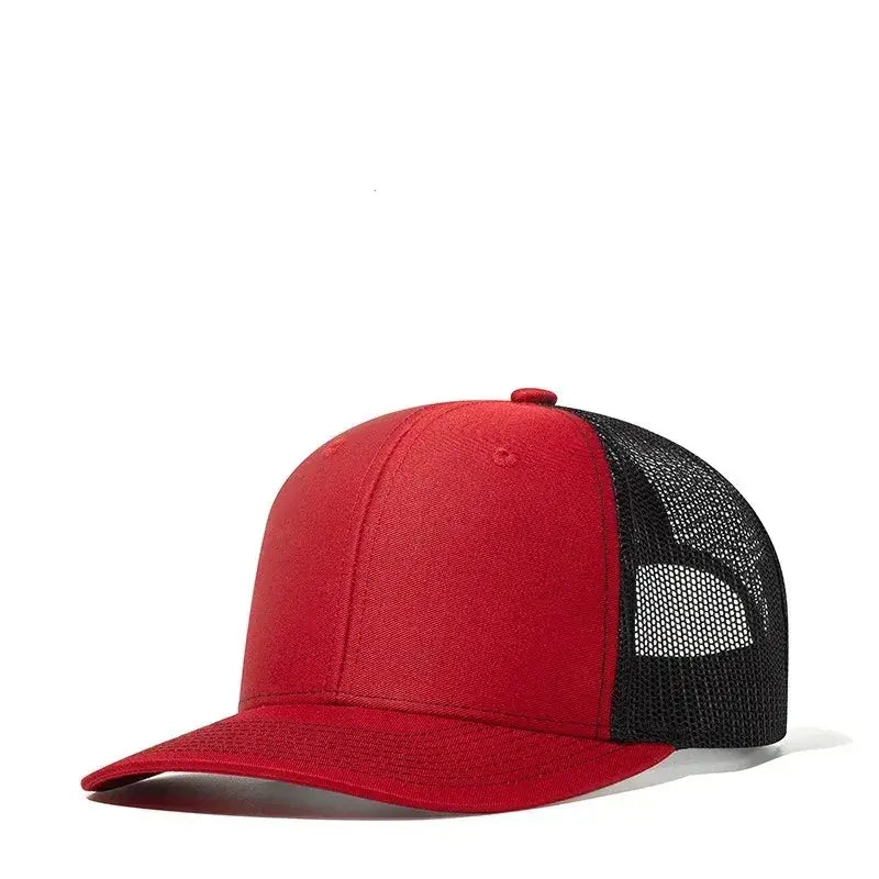Hochwertige Mesh-Baseballkappe Sommer Outdoor Einfache Klassische Atmungsaktive Sonnenschutznetzmütze Sport Angeln Klettern Fahrer