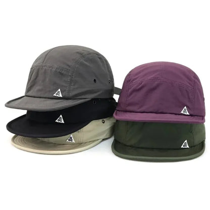 Short Brim 5-Panel Hat