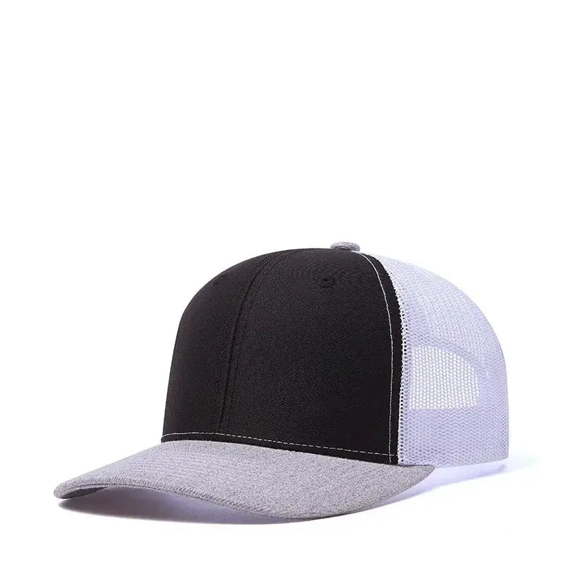 Hochwertige Mesh-Baseballkappe Sommer Outdoor Einfache Klassische Atmungsaktive Sonnenschutznetzmütze Sport Angeln Klettern Fahrer