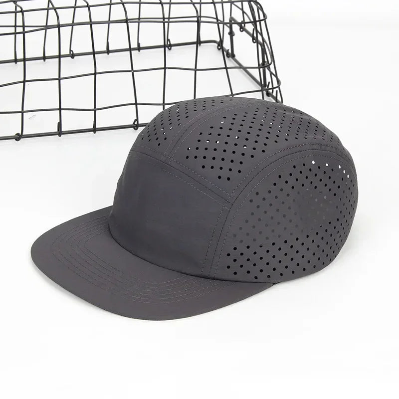 Breathable Nylon 5-Panel Hat