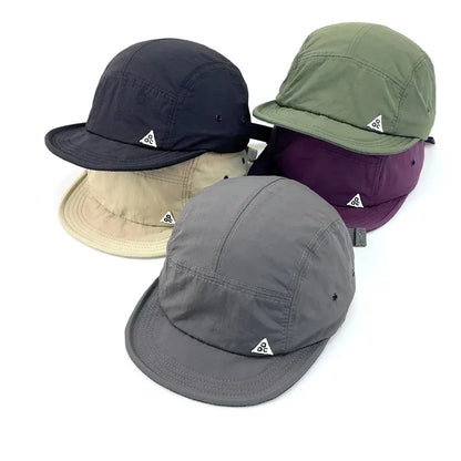 Short Brim 5-Panel Hat