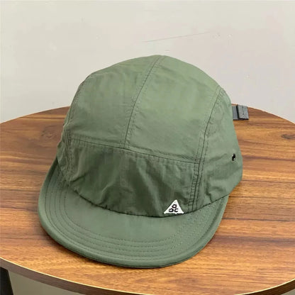 Short Brim 5-Panel Hat