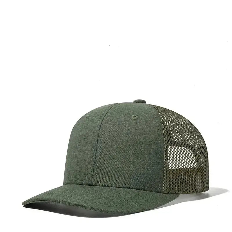 Hochwertige Mesh-Baseballkappe Sommer Outdoor Einfache Klassische Atmungsaktive Sonnenschutznetzmütze Sport Angeln Klettern Fahrer