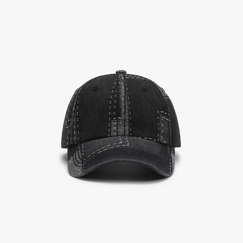 Adjustable cotton baseball cap - black / one size - adjustable cotton baseball cap
