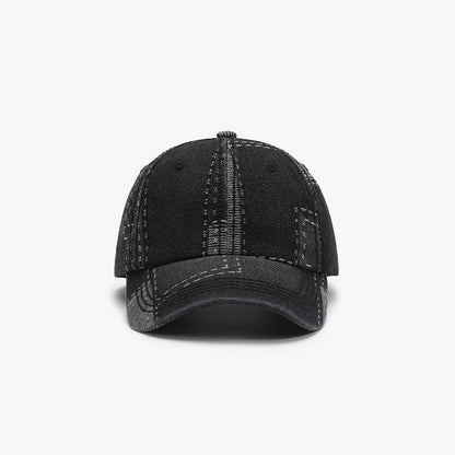 Adjustable cotton baseball cap - black / one size - adjustable cotton baseball cap