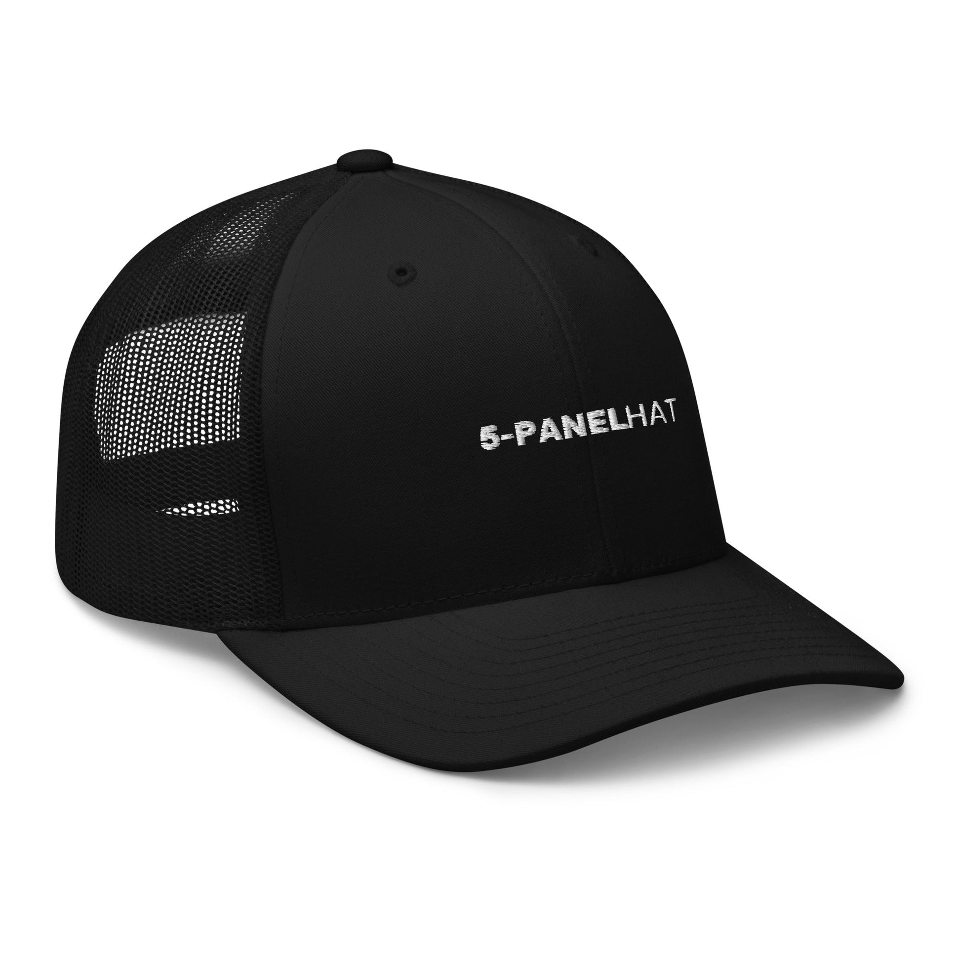Black retro mesh trucker hat yupoong - trucker hats