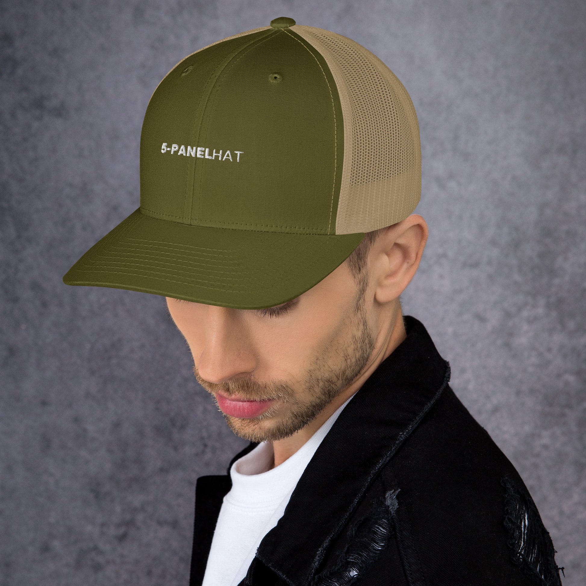 Black retro mesh trucker hat yupoong - trucker hats