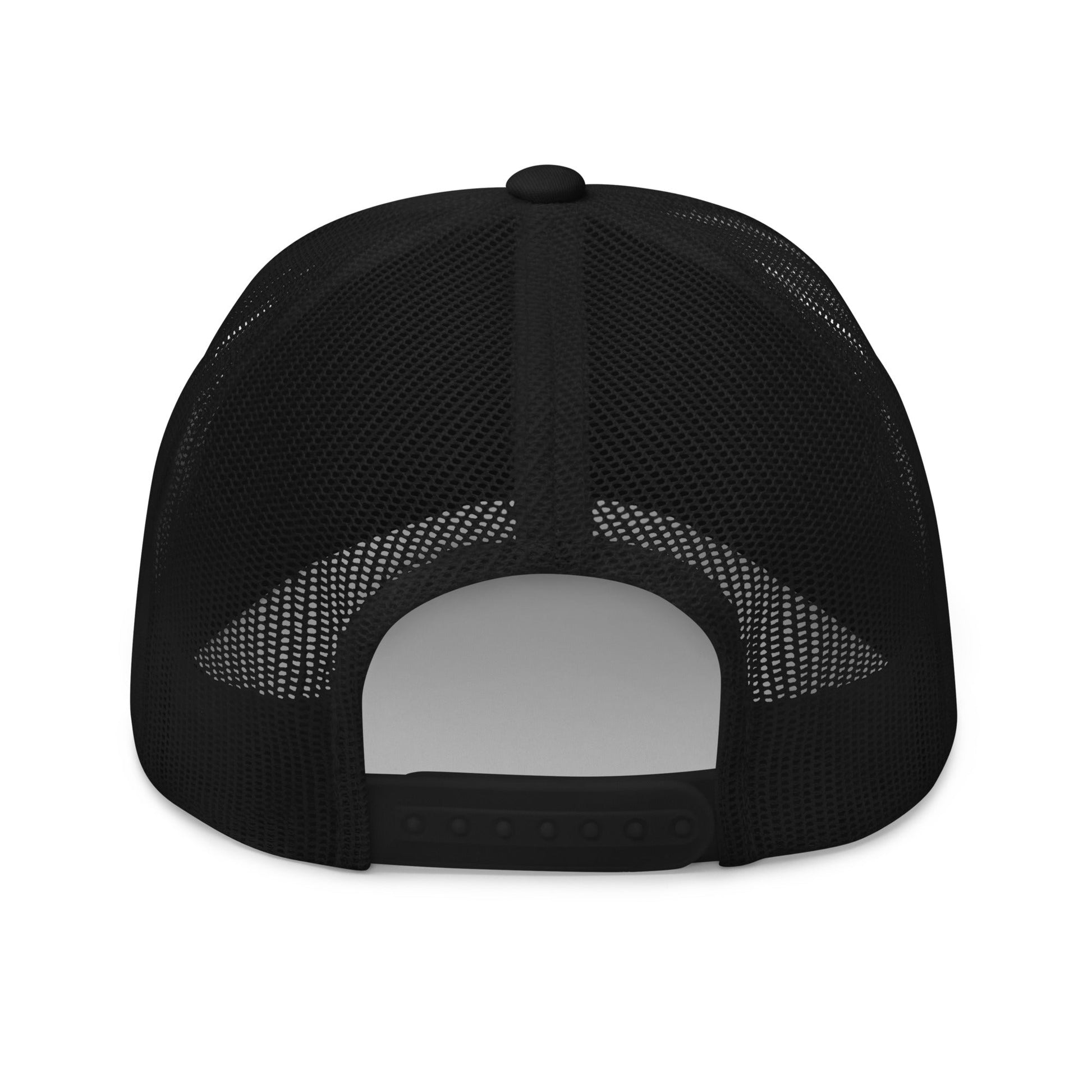 Black retro mesh trucker hat yupoong - trucker hats