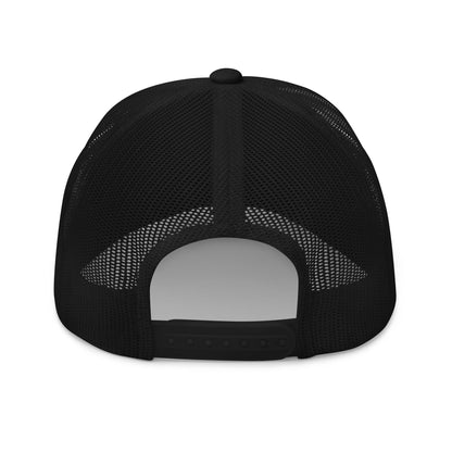 Black retro mesh trucker hat yupoong - trucker hats