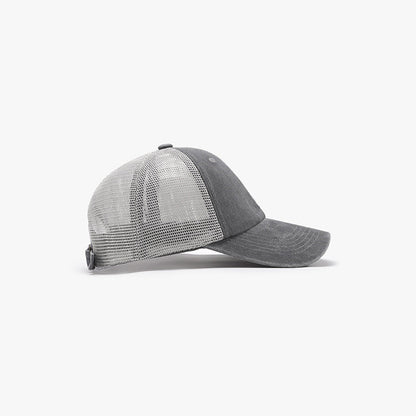 Breathable mesh adjustable baseball cap - breathable mesh adjustable baseball cap