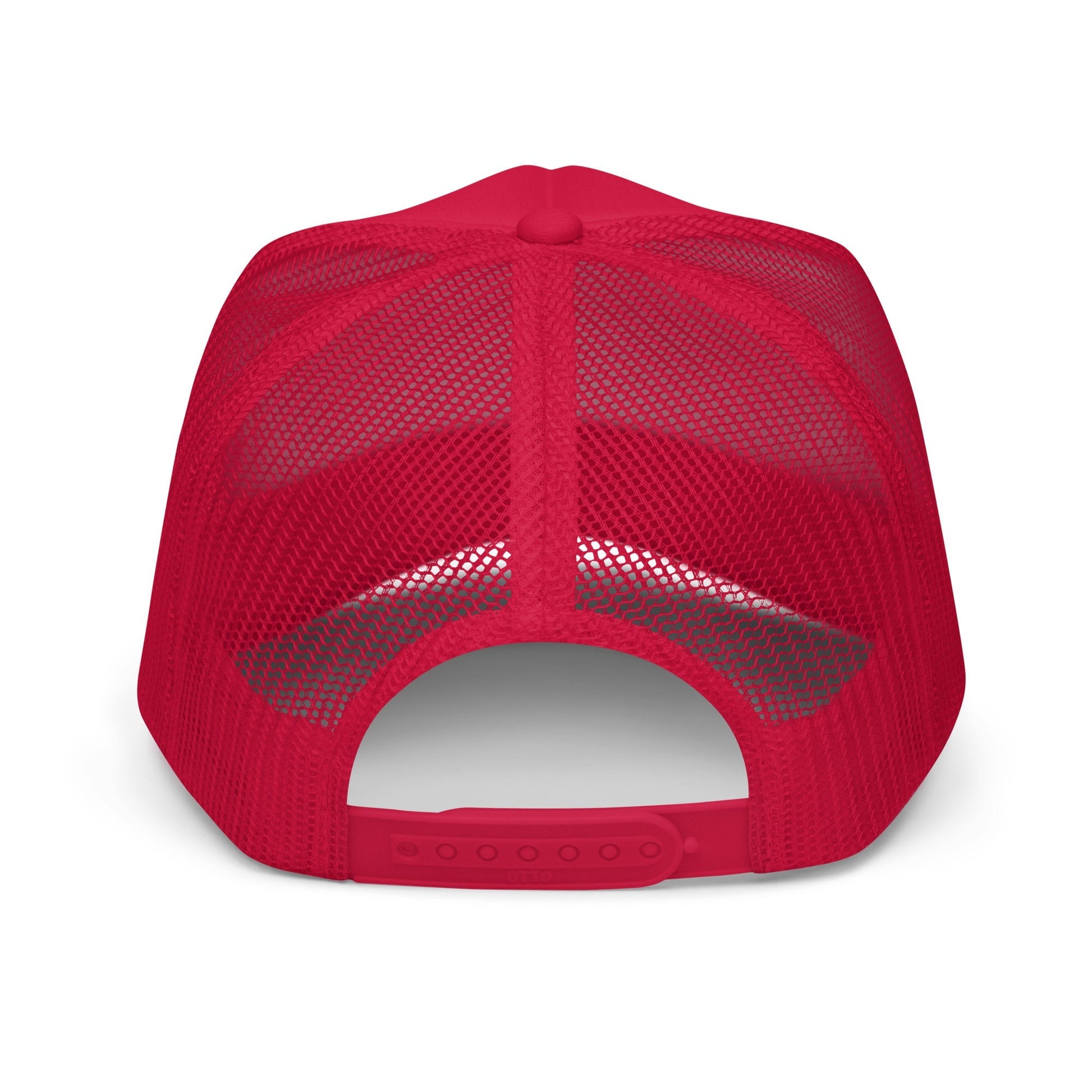 Embroidered foam 5-panel trucker hat - trucker hats