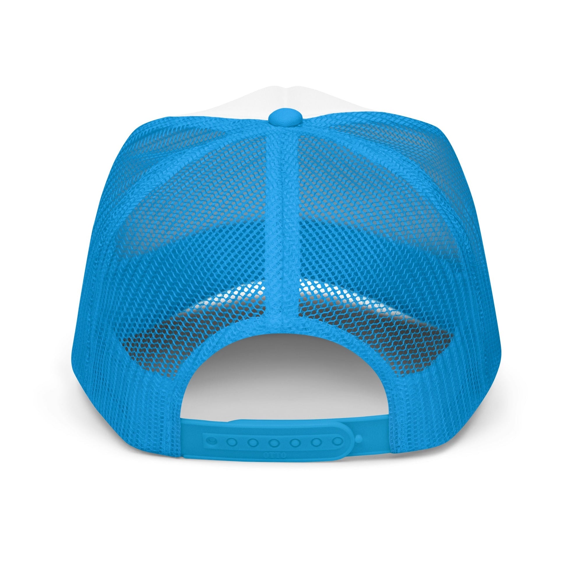 Embroidered foam 5-panel trucker hat - trucker hats
