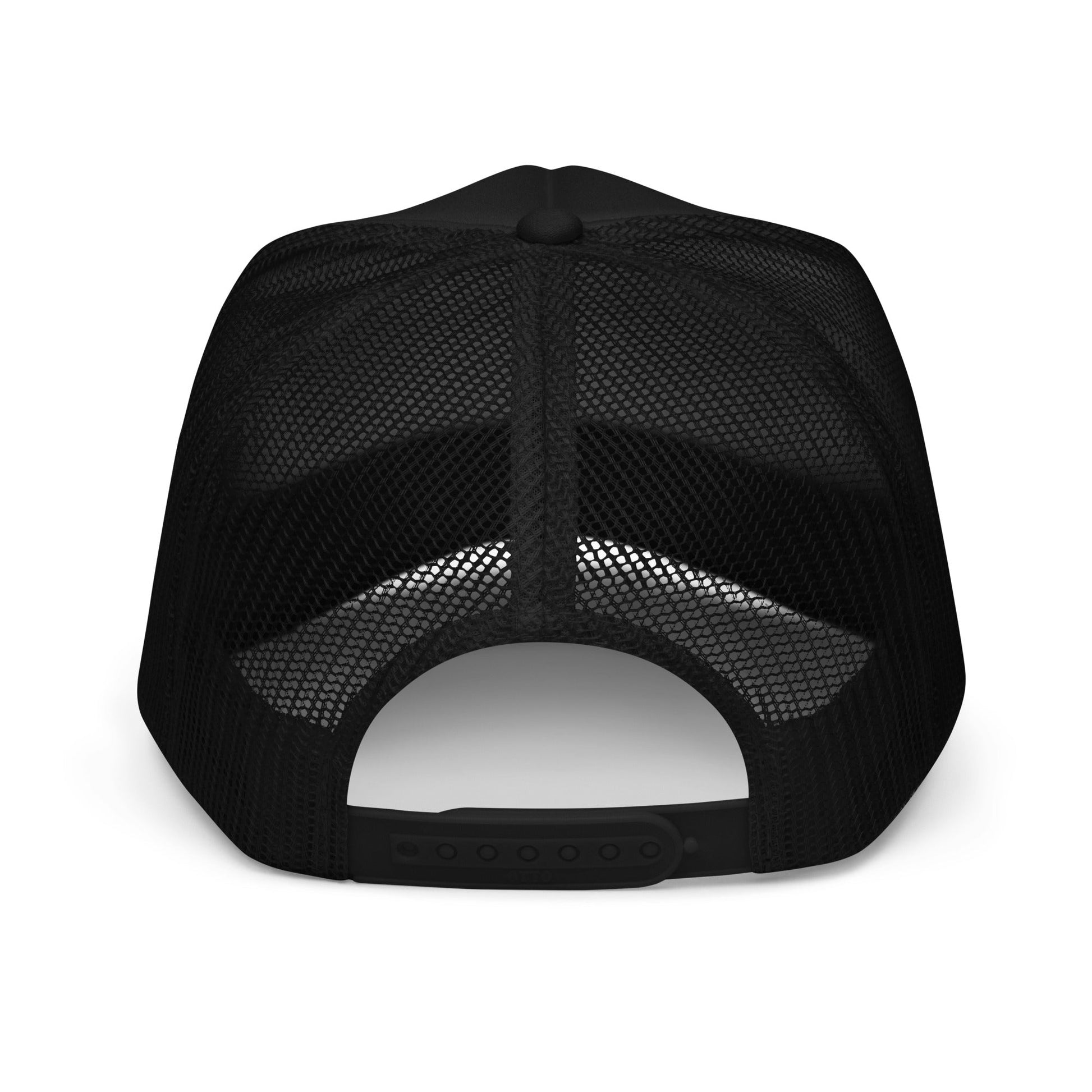 Embroidered foam 5-panel trucker hat - trucker hats