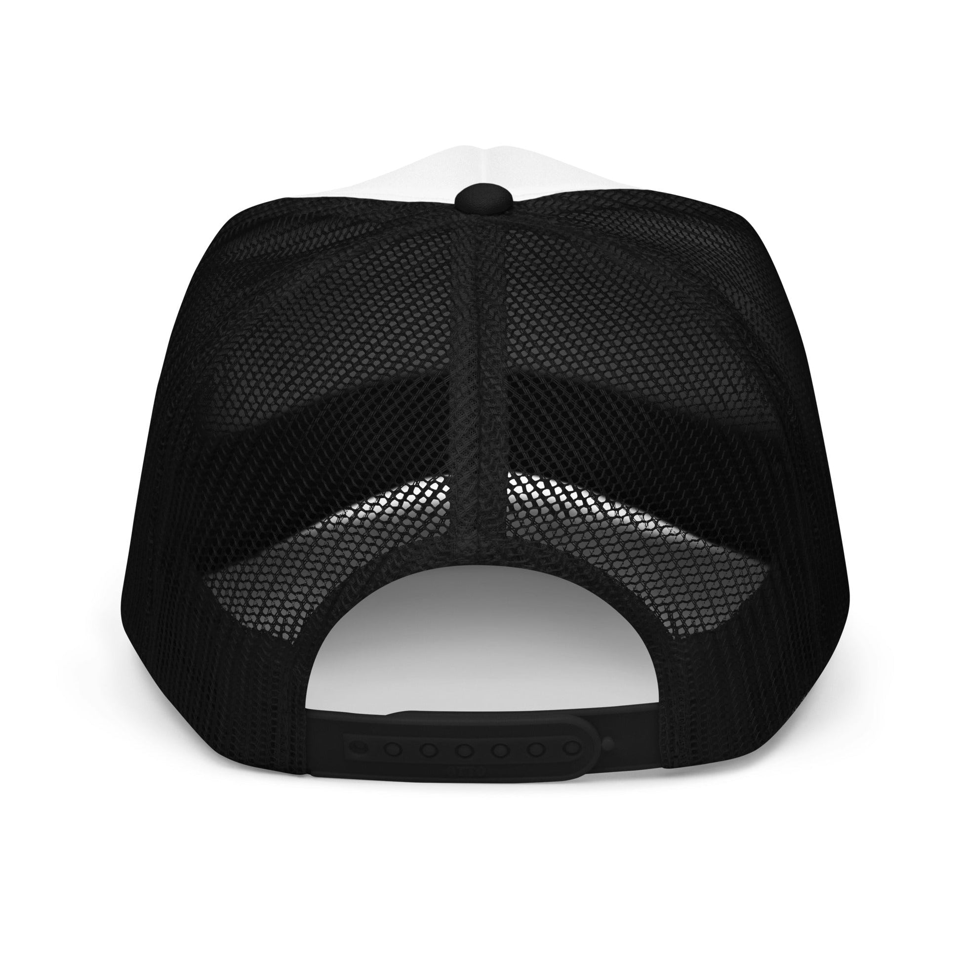 Embroidered foam 5-panel trucker hat - trucker hats