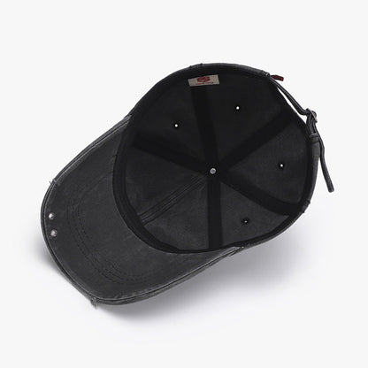 Embroidered letter cotton baseball cap - embroidered letter cotton baseball cap