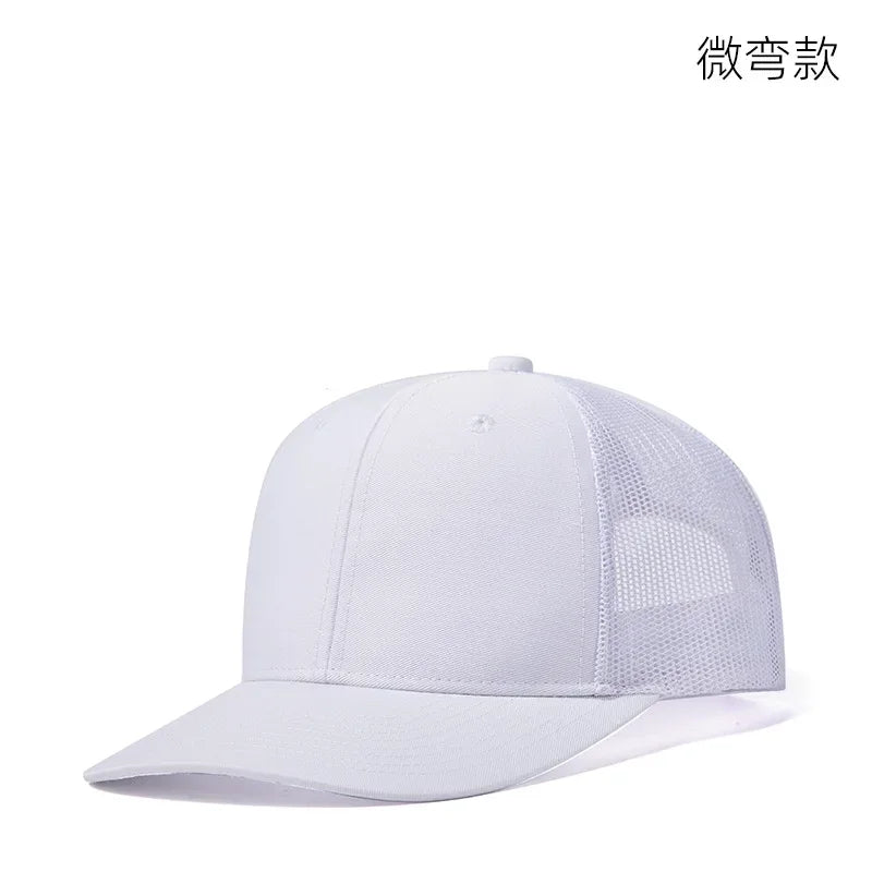 High quality mesh baseball cap summer outdoor simple classic breathable sunshade net hat sport fishing climbing driver
