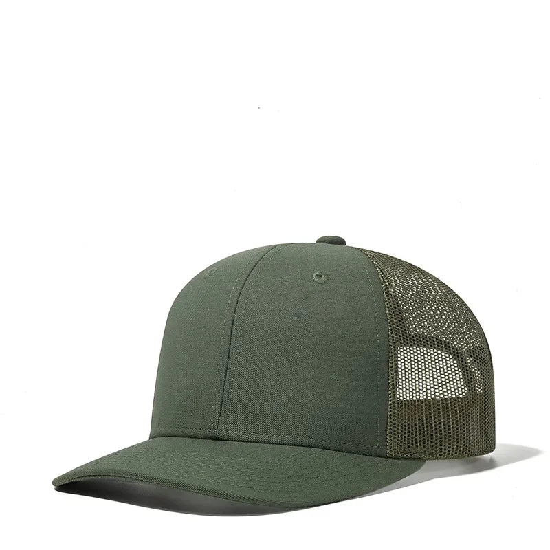 High quality mesh baseball cap summer outdoor simple classic breathable sunshade net hat sport fishing climbing driver
