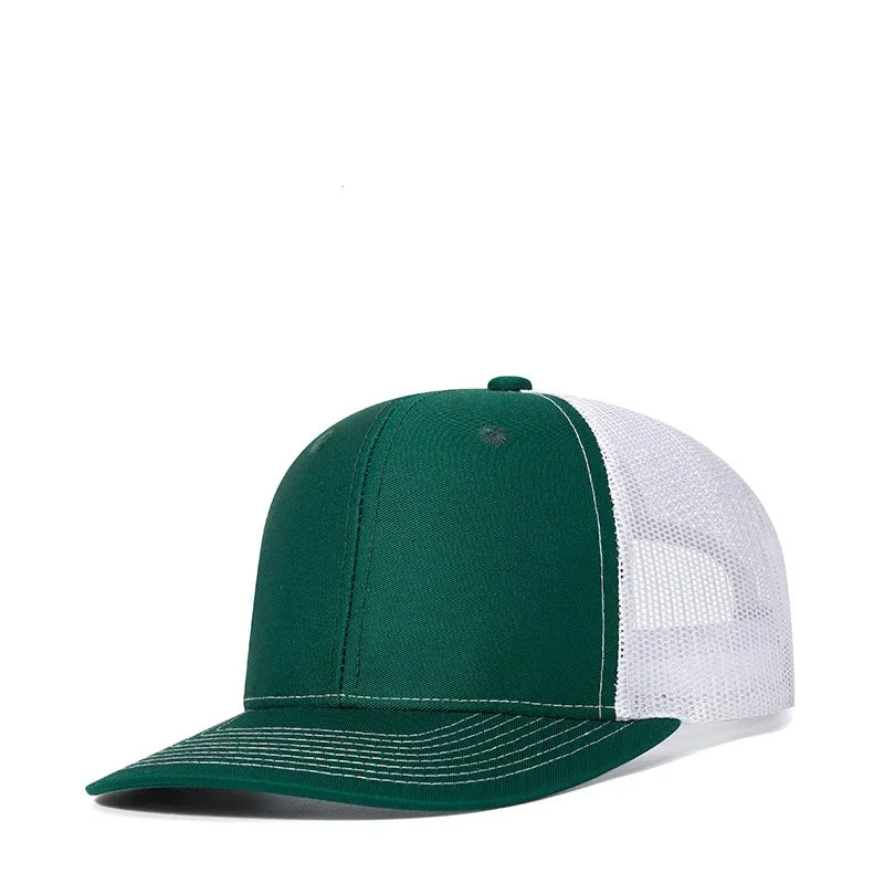 High quality mesh baseball cap summer outdoor simple classic breathable sunshade net hat sport fishing climbing driver
