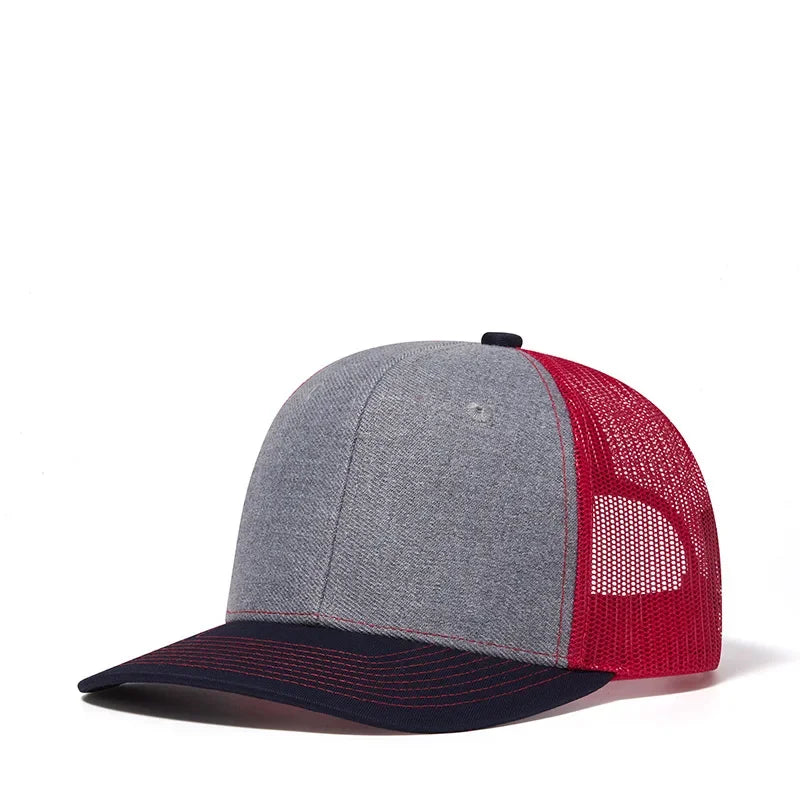High quality mesh baseball cap summer outdoor simple classic breathable sunshade net hat sport fishing climbing driver