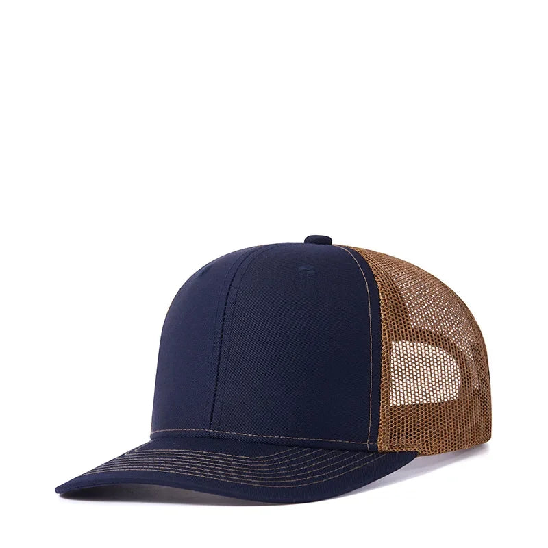 High quality mesh baseball cap summer outdoor simple classic breathable sunshade net hat sport fishing climbing driver
