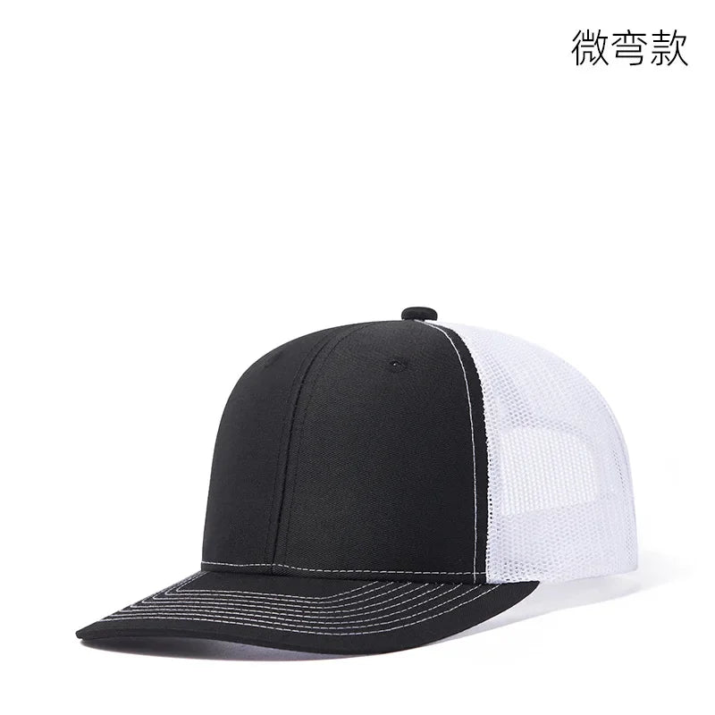 High quality mesh baseball cap summer outdoor simple classic breathable sunshade net hat sport fishing climbing driver