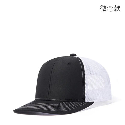 High quality mesh baseball cap summer outdoor simple classic breathable sunshade net hat sport fishing climbing driver