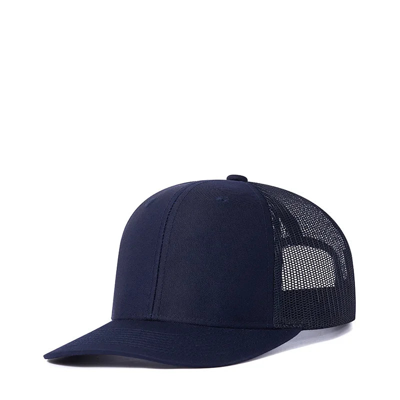 High quality mesh baseball cap summer outdoor simple classic breathable sunshade net hat sport fishing climbing driver