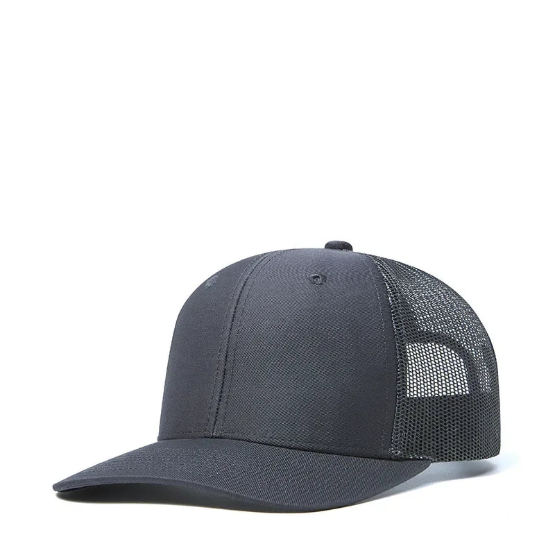 High quality mesh baseball cap summer outdoor simple classic breathable sunshade net hat sport fishing climbing driver