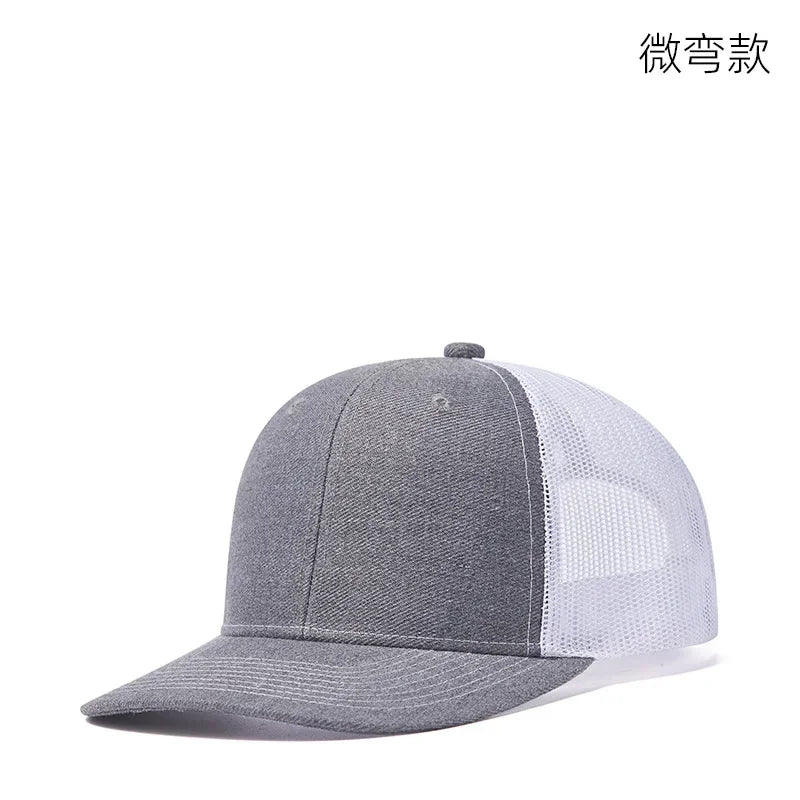 High quality mesh baseball cap summer outdoor simple classic breathable sunshade net hat sport fishing climbing driver