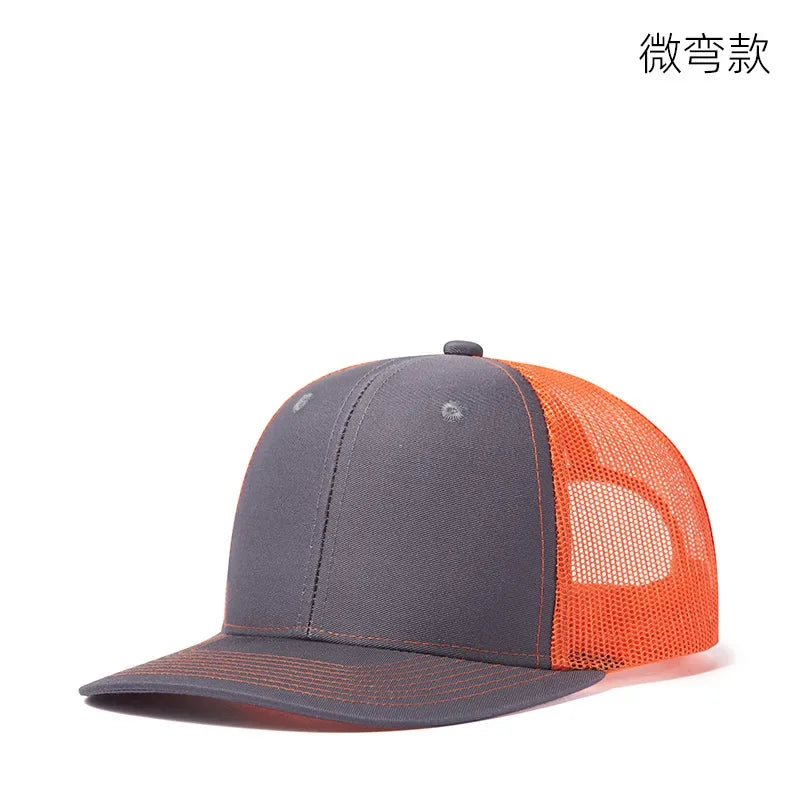 High quality mesh baseball cap summer outdoor simple classic breathable sunshade net hat sport fishing climbing driver