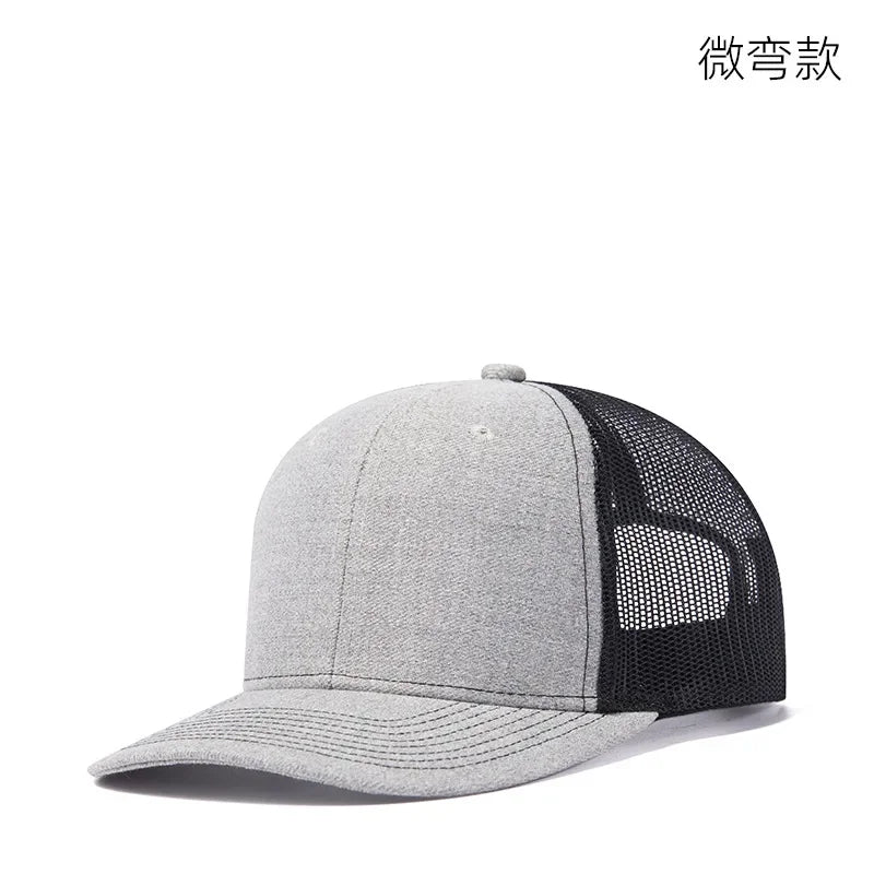 High quality mesh baseball cap summer outdoor simple classic breathable sunshade net hat sport fishing climbing driver