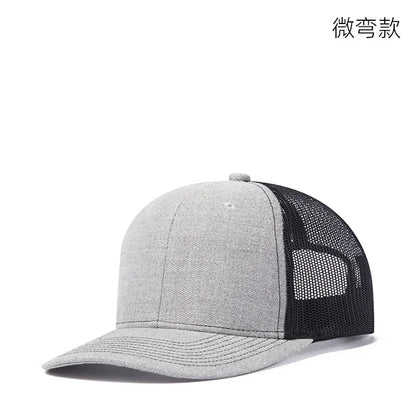 High quality mesh baseball cap summer outdoor simple classic breathable sunshade net hat sport fishing climbing driver